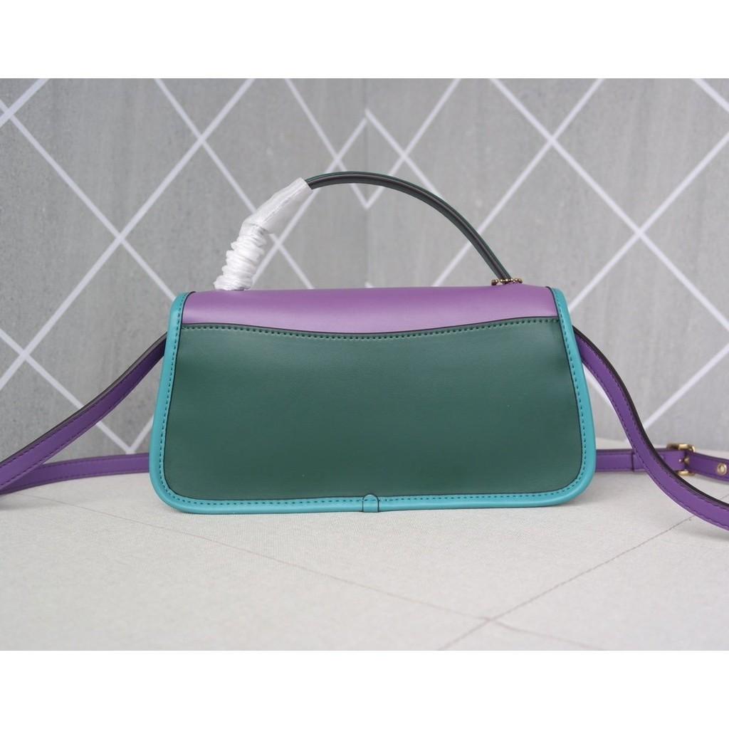 COACH 161 TURNLOCK CLUTCH in COLORBLOCK