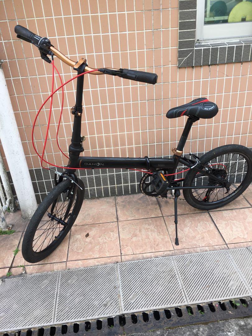 Dahon 接合式單車二手八成新寸輪呔8速全新brake威也轉波器單車鏈坐位快拆鈴一切正常西贡區取 運動產品 單車及配件 單車 Carousell