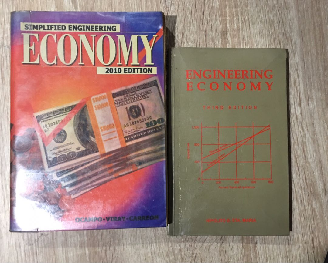 Engineering Economy Books (2 for Php120), Hobbies & Toys, Books