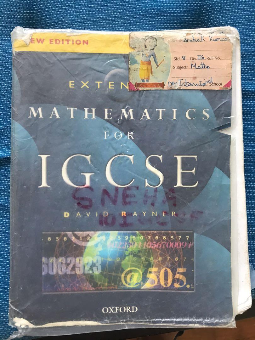 Extended Mathematics for IGCSE, Hobbies & Toys, Books & Magazines ...