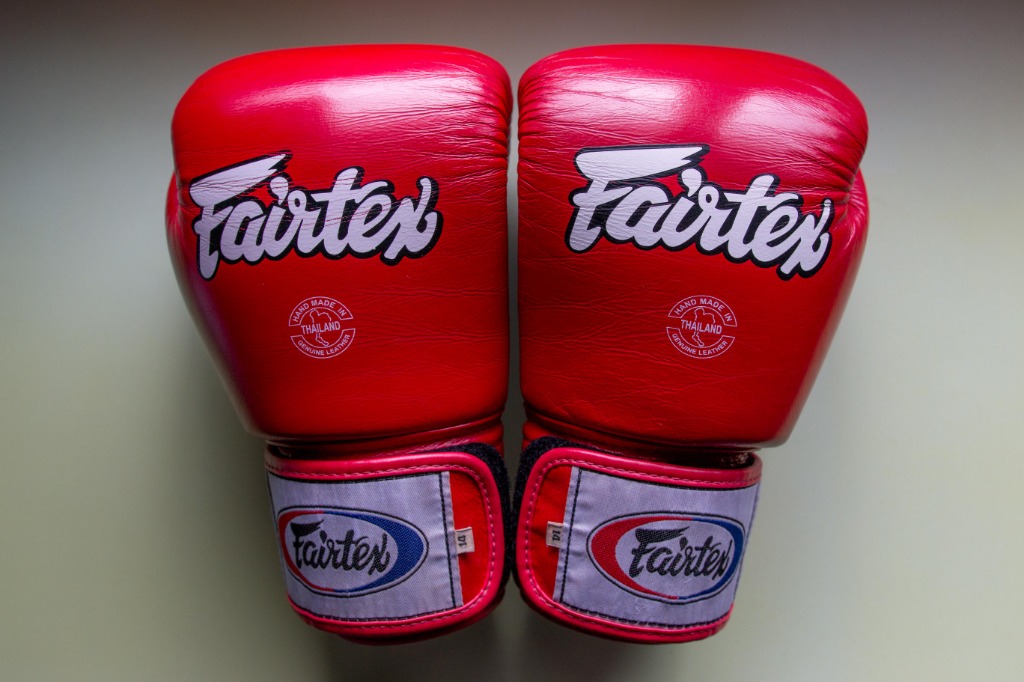 Fairtex BGV 1 Muay Thai Boxing Gloves 14oz Red Sports