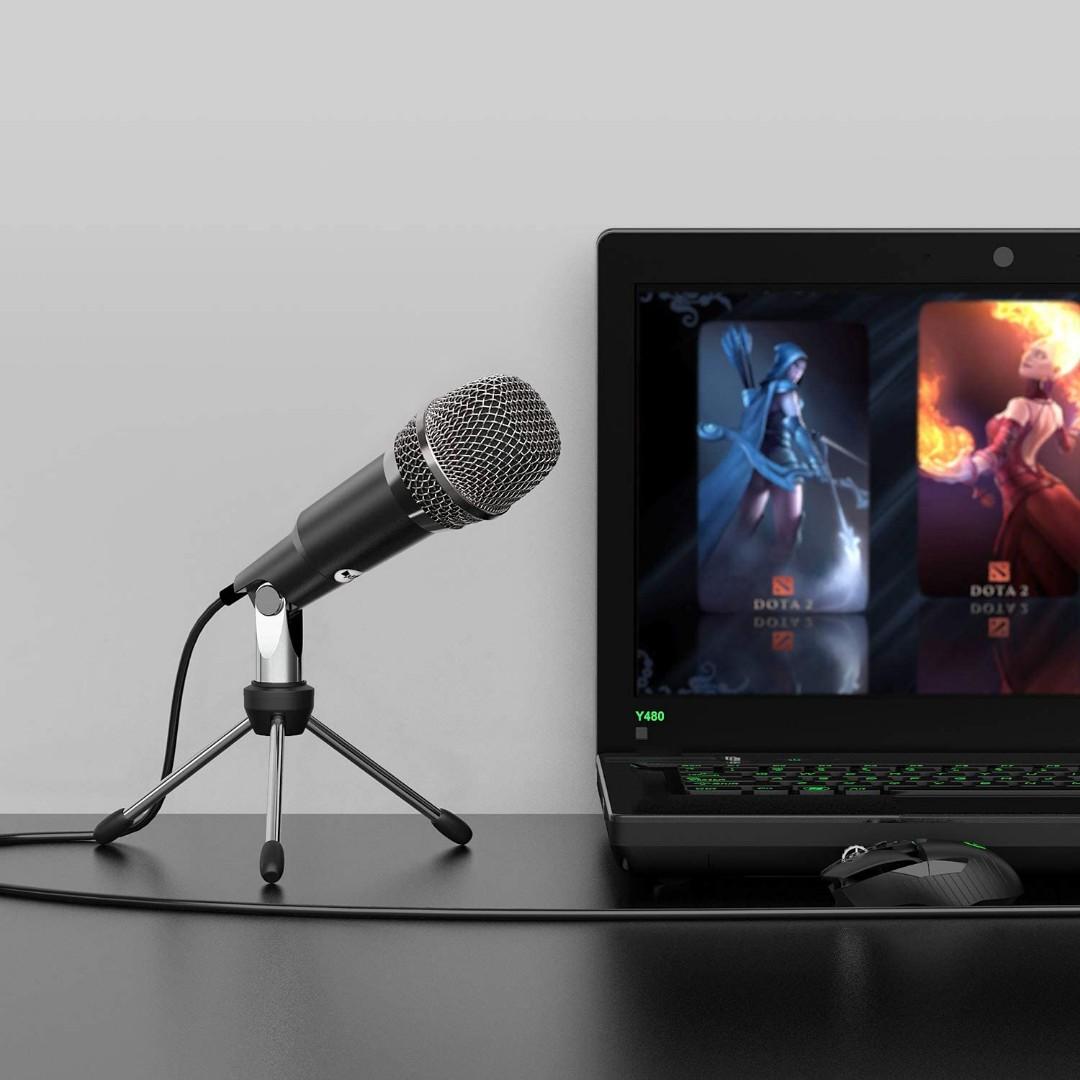 FIFINE K668 USB Microphone, Plug and Play Home Studio USB Condenser ...