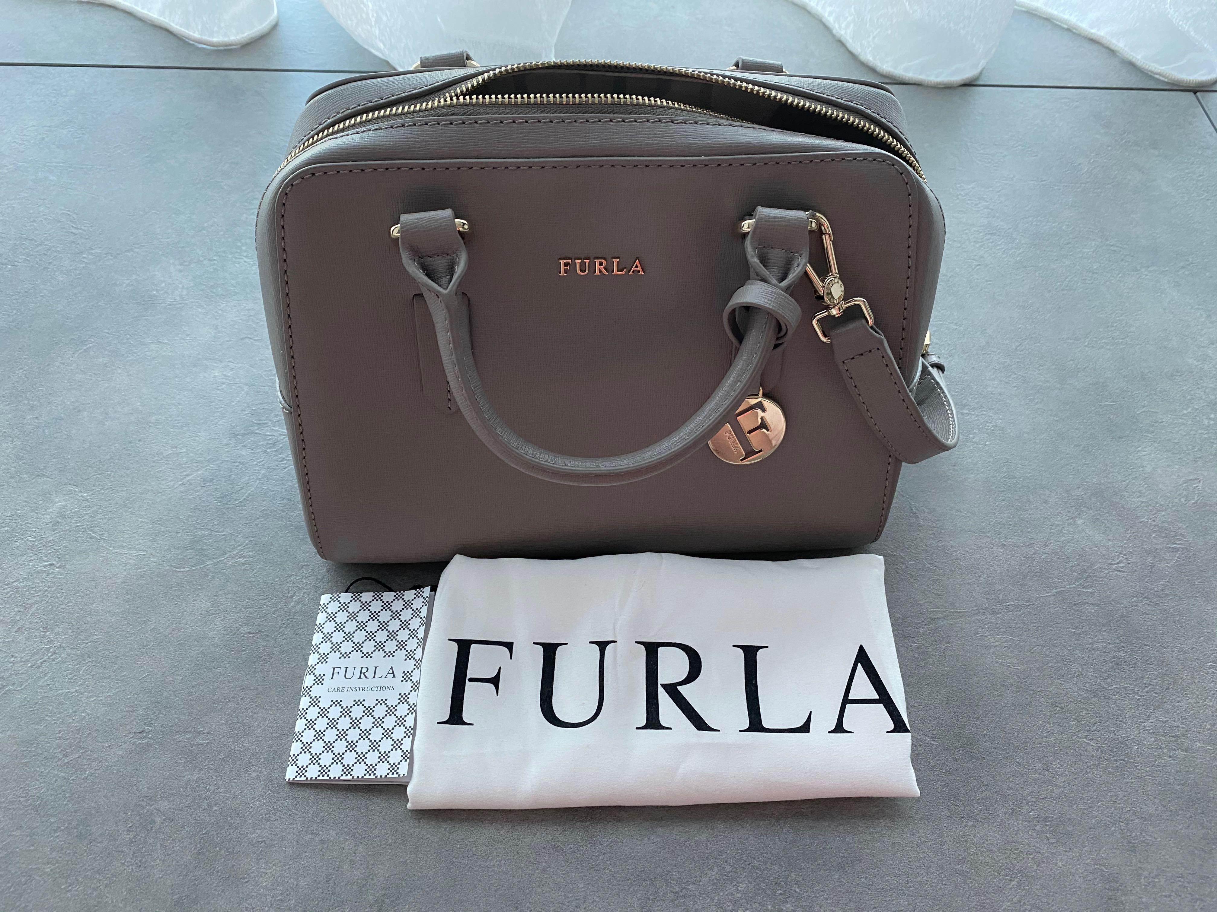 furla grey tote