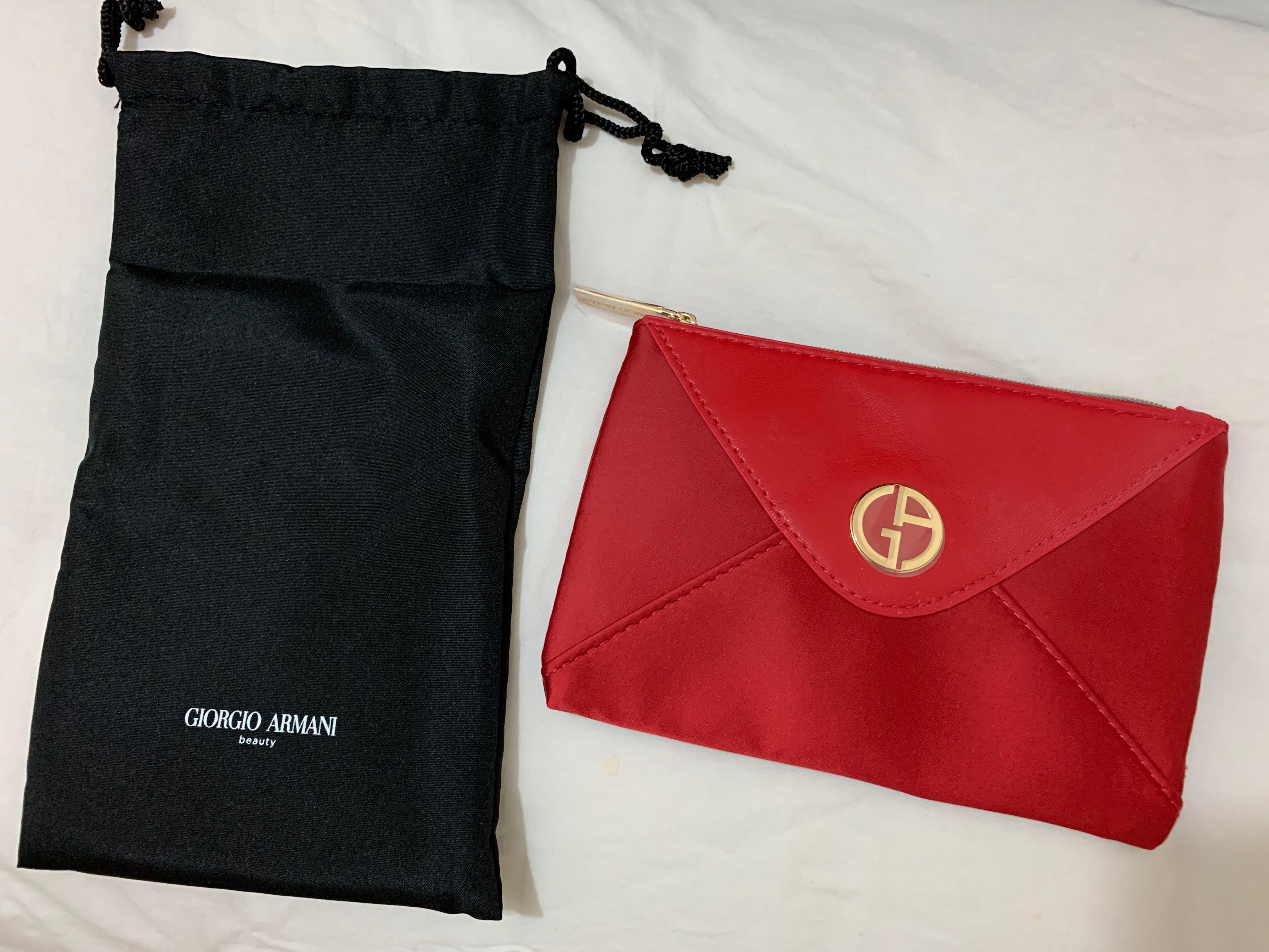 Giorgio Armani beauty cosmetic pouch 