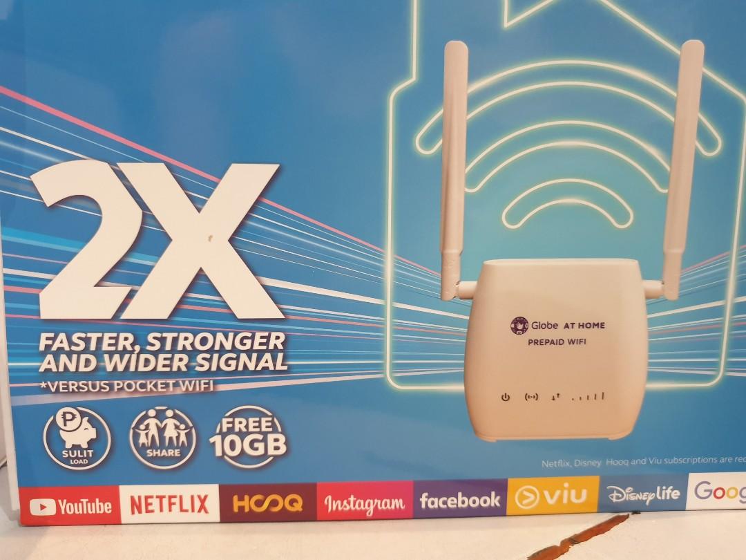 Globe at Home Prepaid Wifi (Category: Networking) located in Pasig City. Submitted by mca2019 (Listing ID 1004911939, Image 1). Description: 💙 SAME DAY DELIVERY: we deliver! or we book via Lalamove With built in antenna 💙 Plug and Play 💙 NO installation 💙 NO monthly bills 💙 FREE 10GB 💙 Brand New and Sealed #globeathomeprepaidwifi.