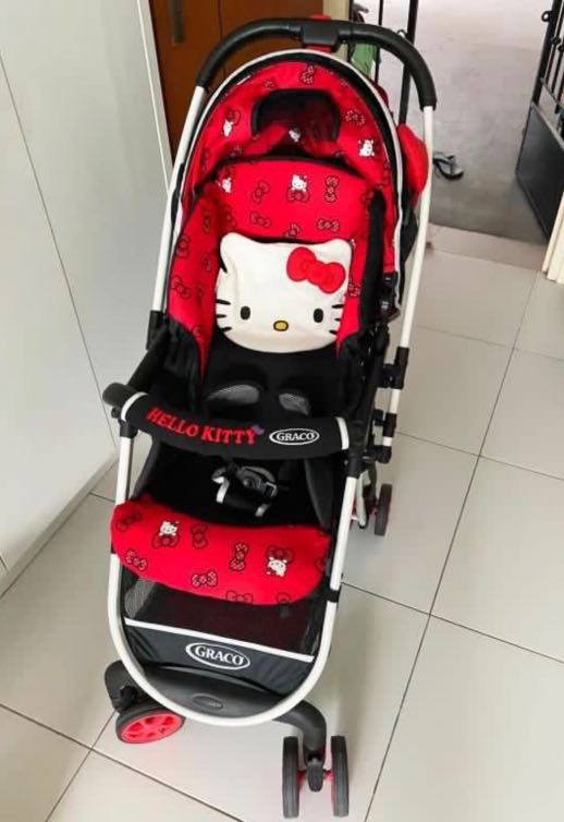 Graco Hello Kitty Stroller, Babies & Kids, Strollers, Bags & Carriers on Carousell