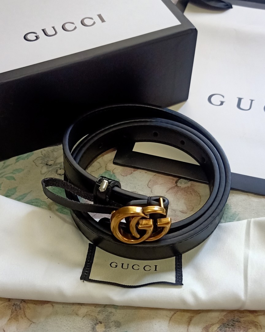 Demonstrere tirsdag Credential Gucci belt complete inclusions, Luxury, Accessories on Carousell