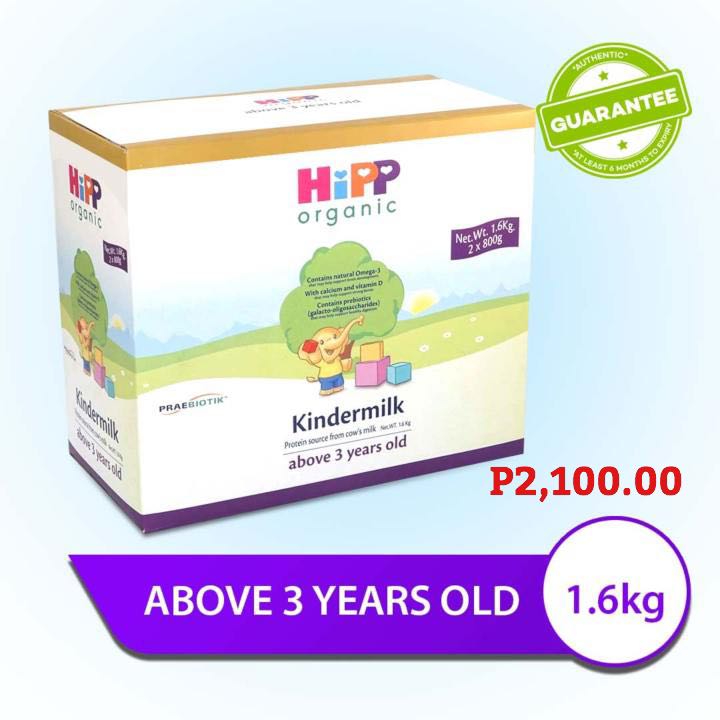Hipp Organic Kindermilk 1 6kg 2x800g Babies Kids Nursing Feeding On Carousell