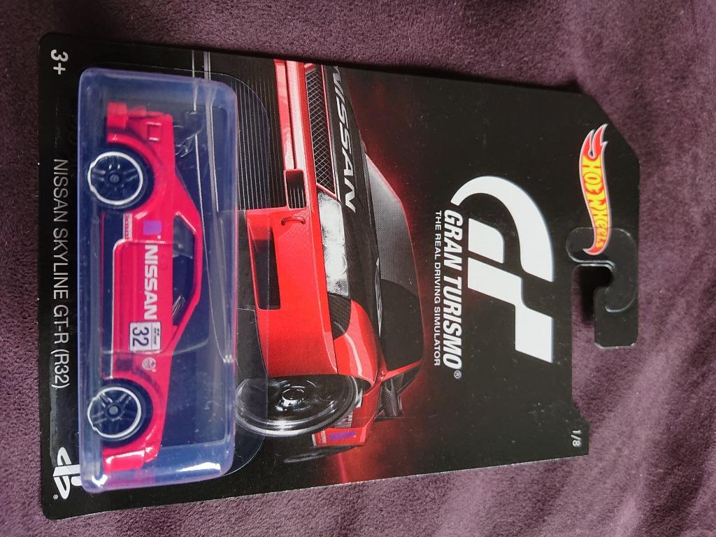 Hot Wheels Nissan Skyline R32 GT-R GRAN TURISMO red BNR32 GTR, Hobbies ...