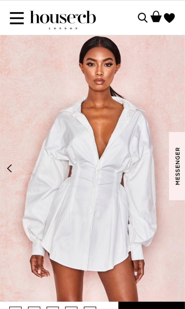 House of cb shirt dress store