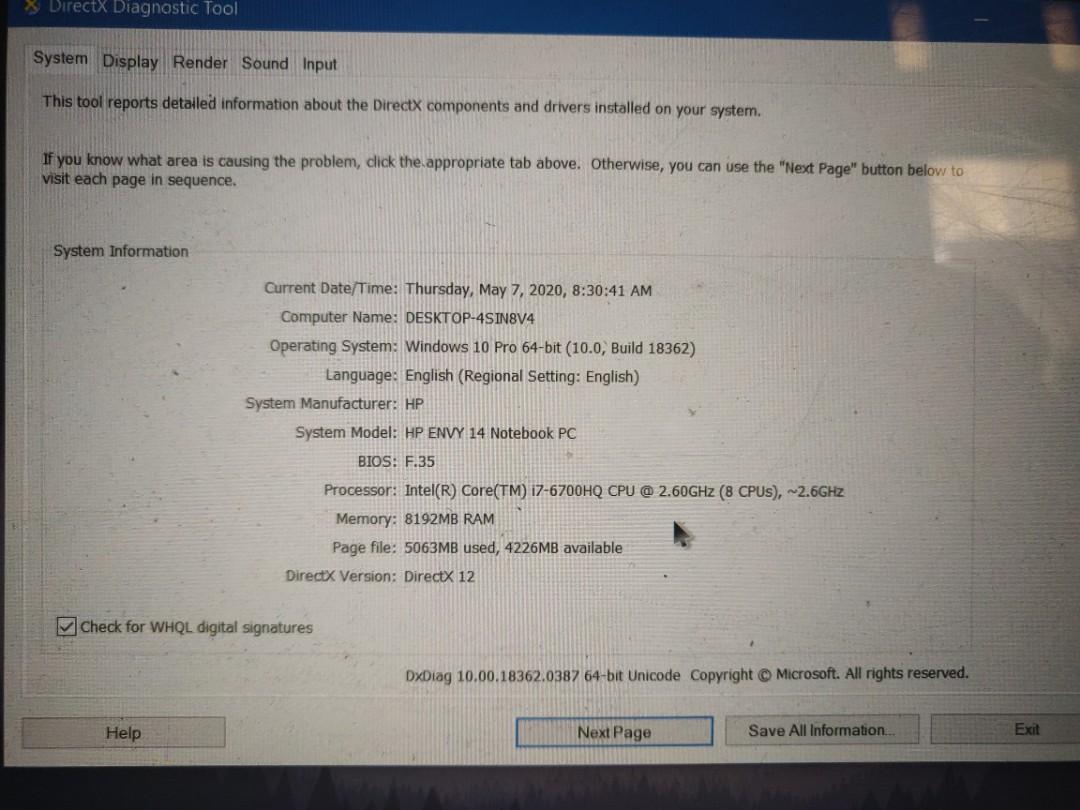 Hp Envy 14 J119tx Ssd 512gb Ram 8gb Elektronik Komputer Laptop Di Carousell