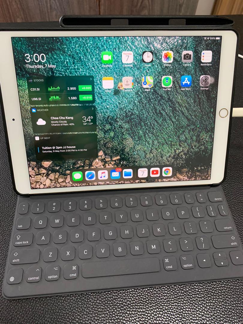 Ipad Pro 10 5 256gb Cellular W Magic Keyboard Mobile Phones Tablets Tablets On Carousell