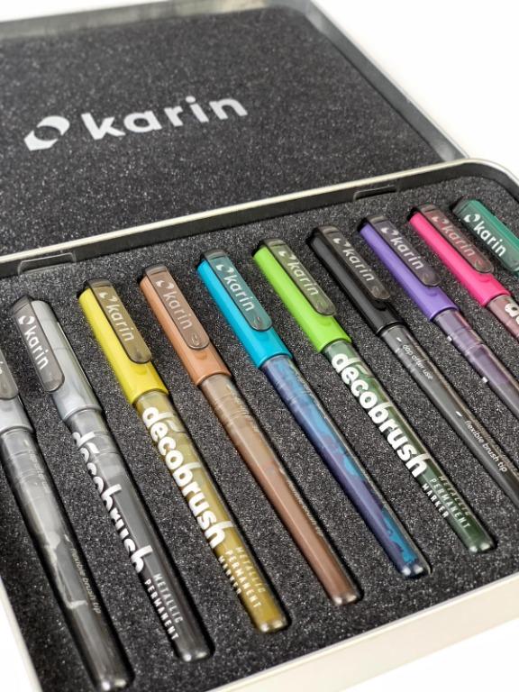 Karin Decobrush Markers, Hobbies & Toys, Stationery & Craft, Craft Supplies  & Tools on Carousell