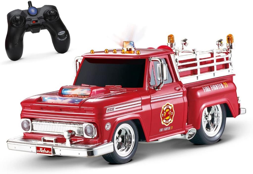 Kidirace RC Remote Control Fire Engine Truck Rechargeable RC Car