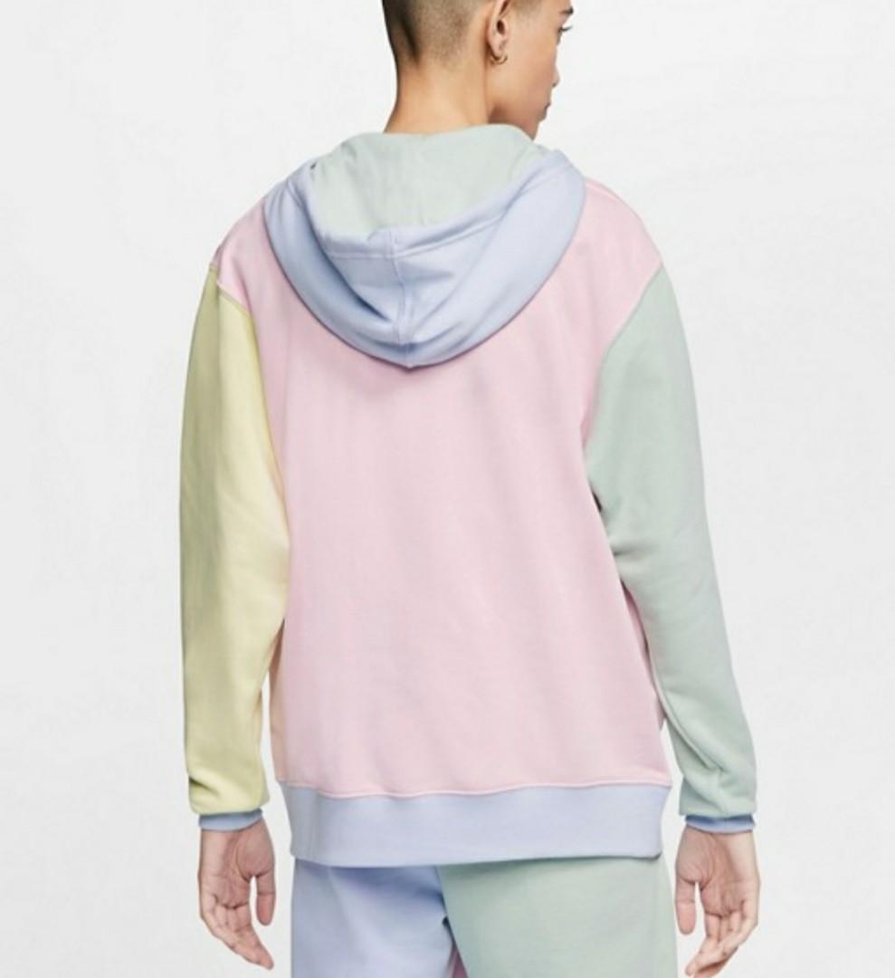 nike pastel colorblock hoodie women's