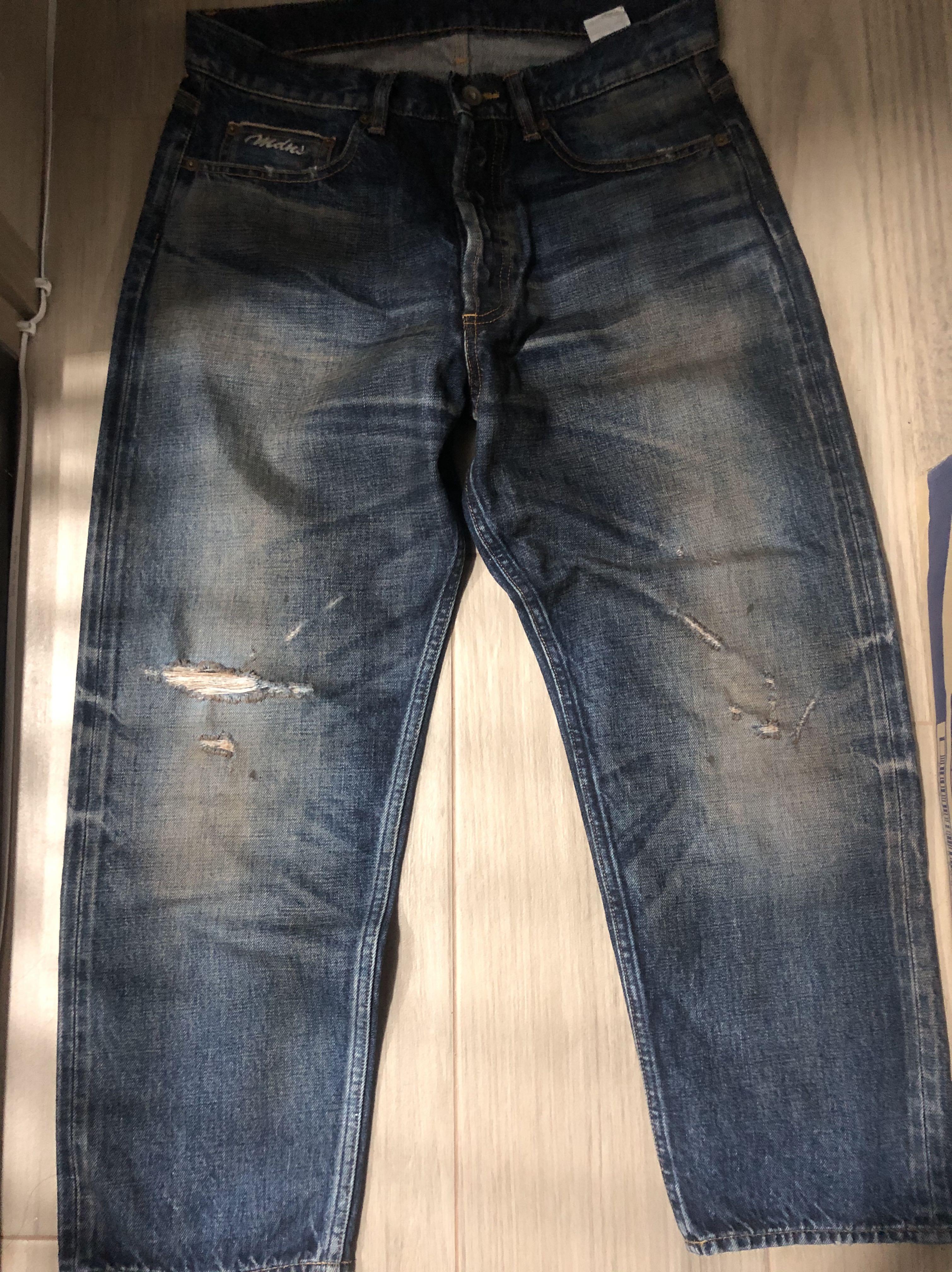 Madness ripped sale cropped denim pants