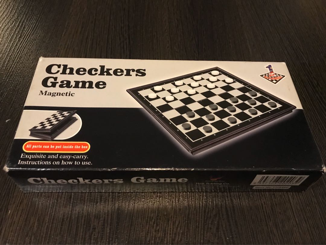 Checkers Game, Hobbies & Toys, Toys & Games on Carousell