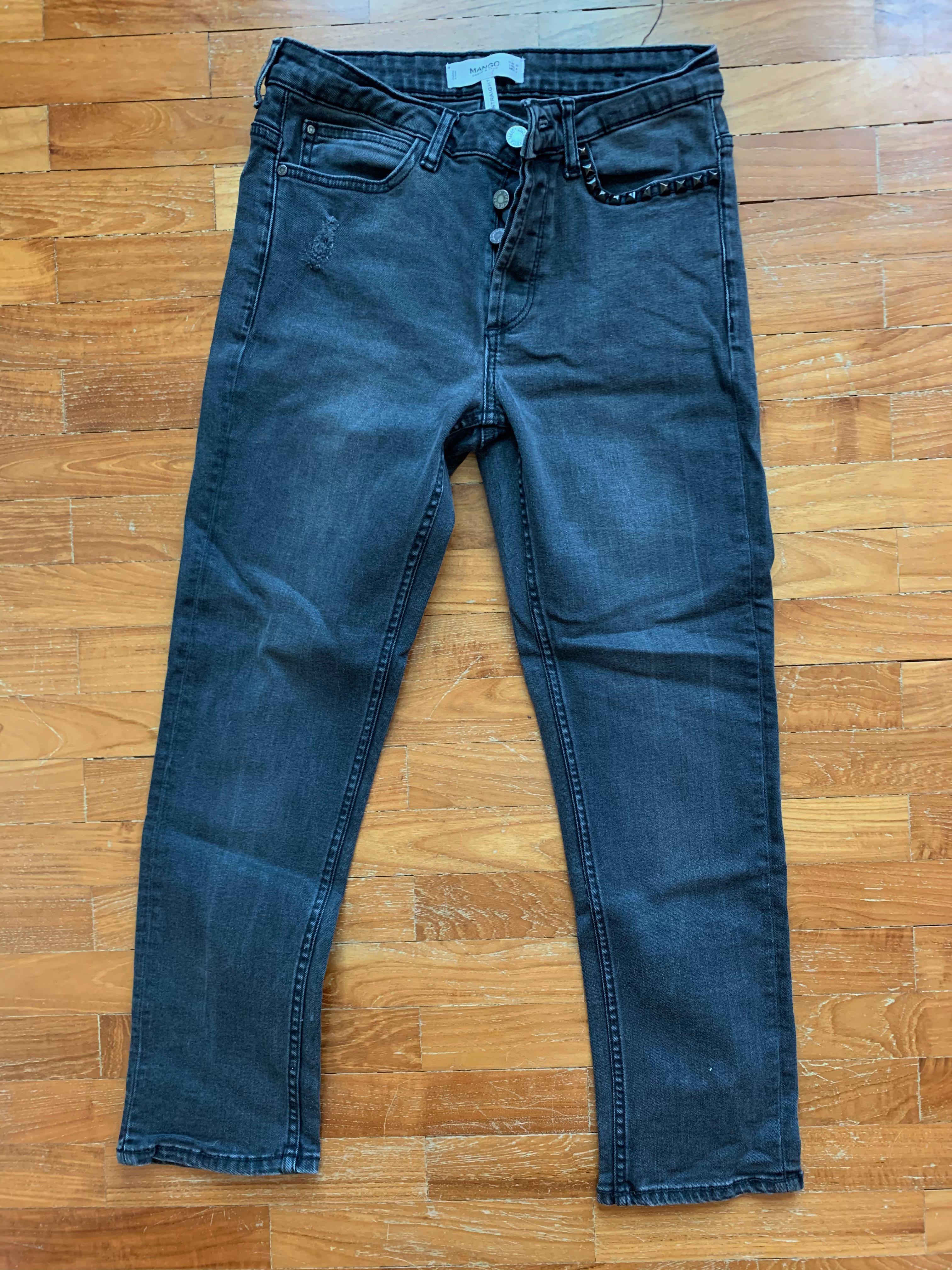 mango straight leg jeans