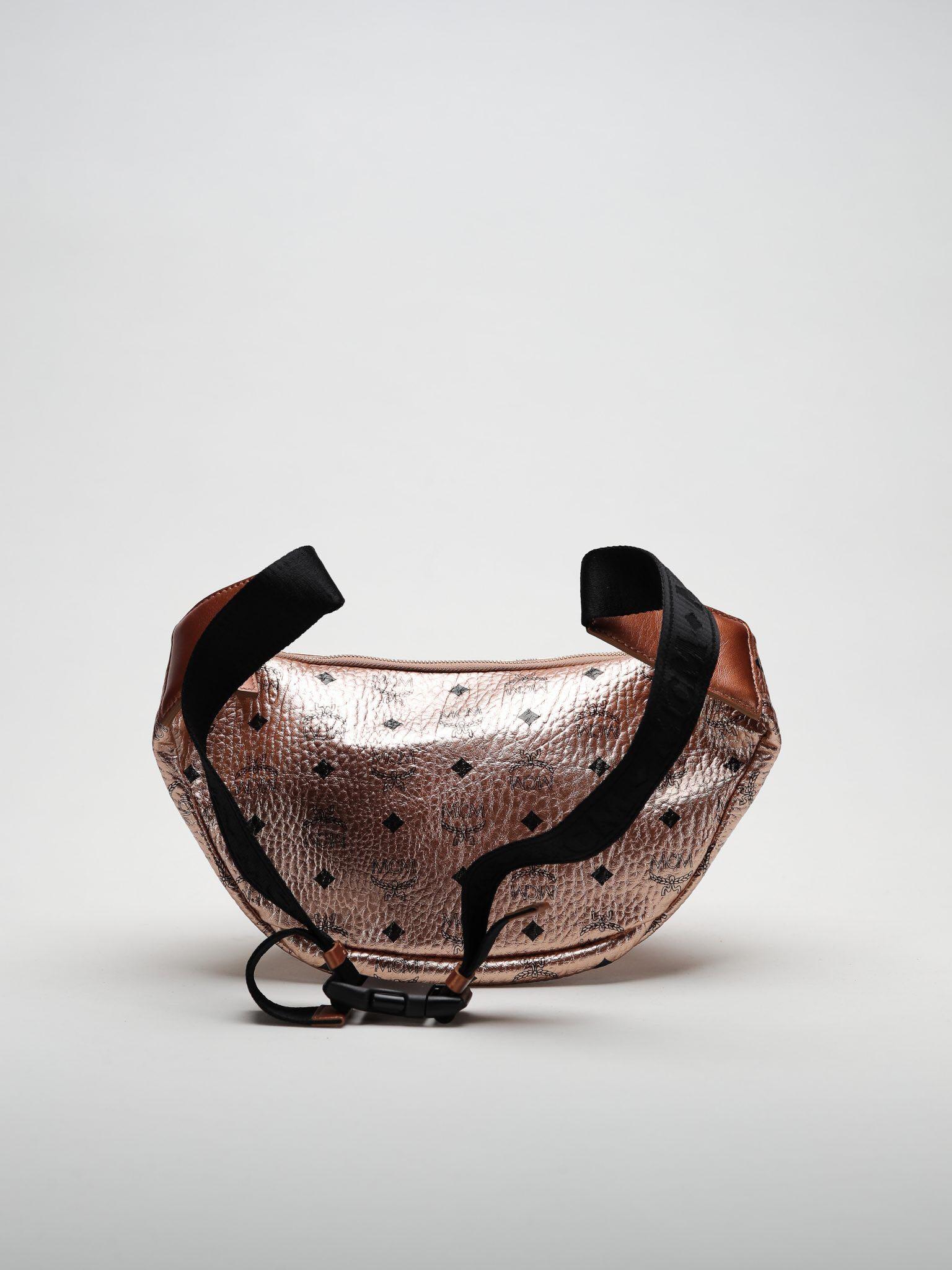 Mcm stark belt bag in visetos best sale