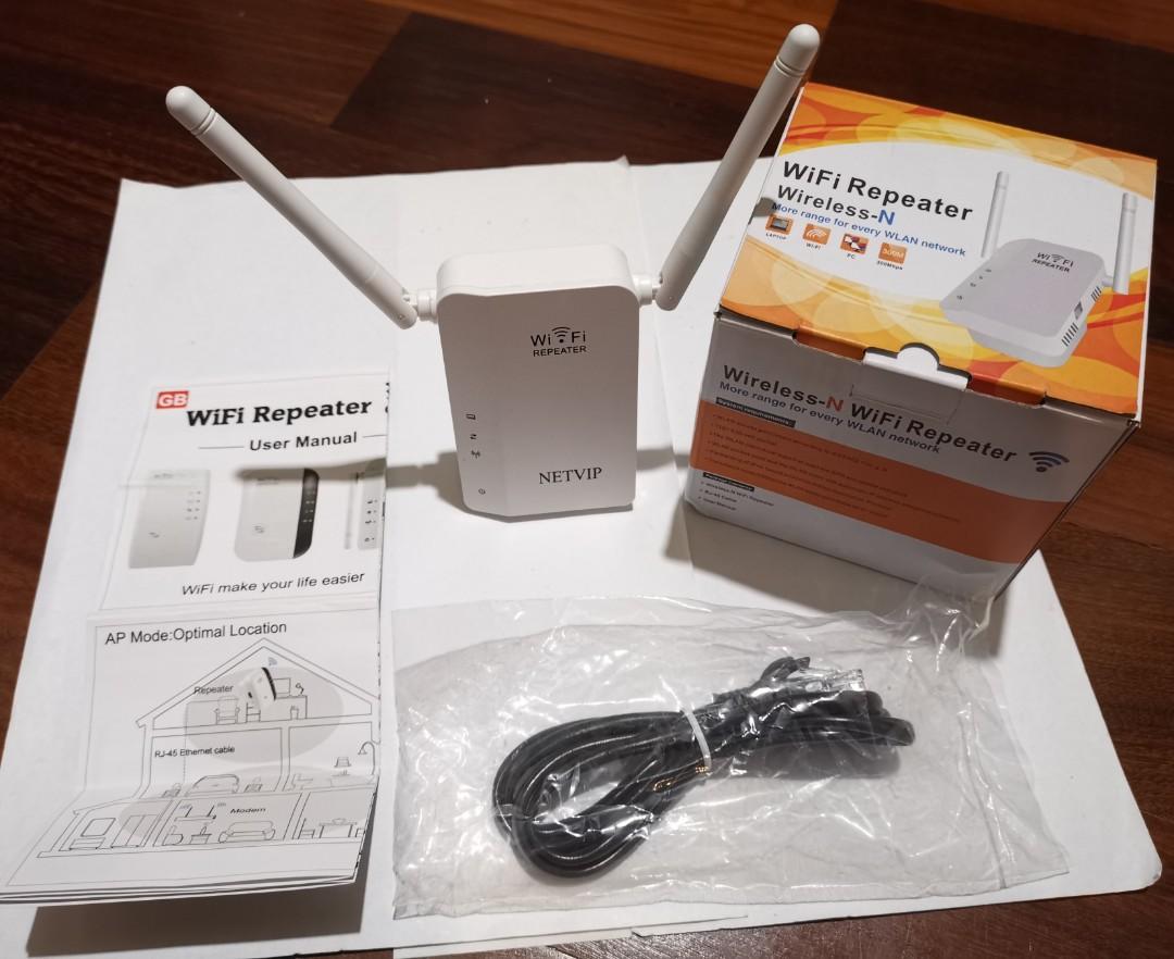 Netvip Wifi Extender Wifi Repeater Electronics Others On Carousell