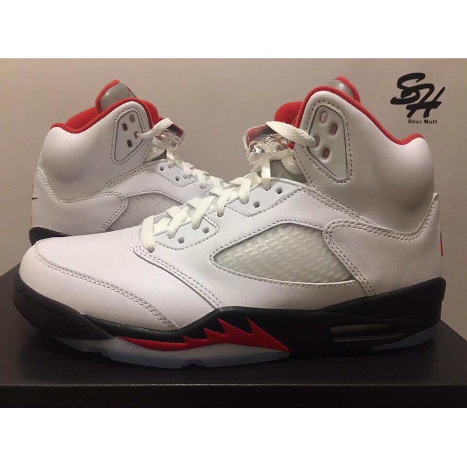 AIR JORDAN 5 RETRO FIRE RED 流川楓男女鞋童鞋DA1911-102 440888-102