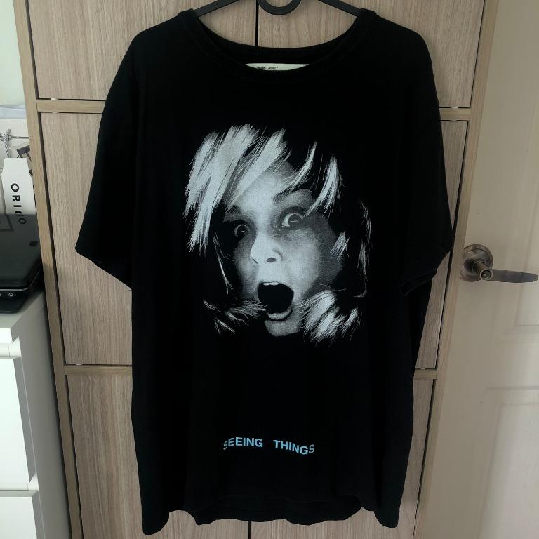 Off white screaming shop girl t shirt