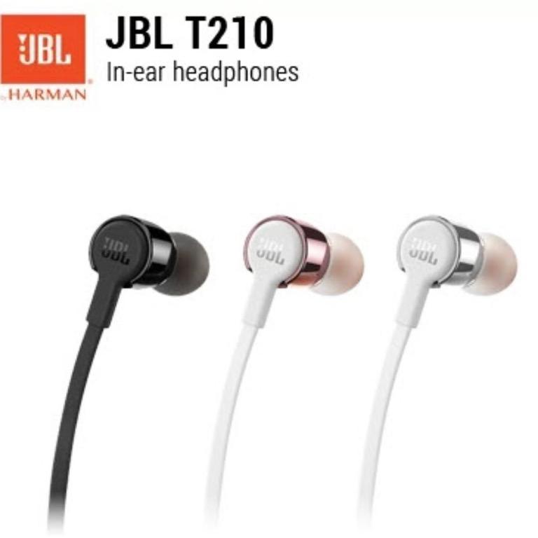 PROMO!] • JBL Tune 210 In-Ear Headphones •, Audio, Headphones & Headsets on  Carousell