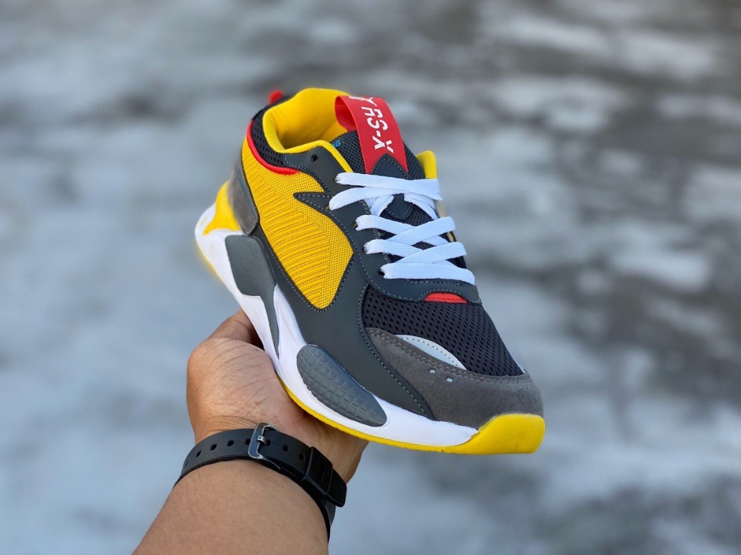 puma rsx grey yellow