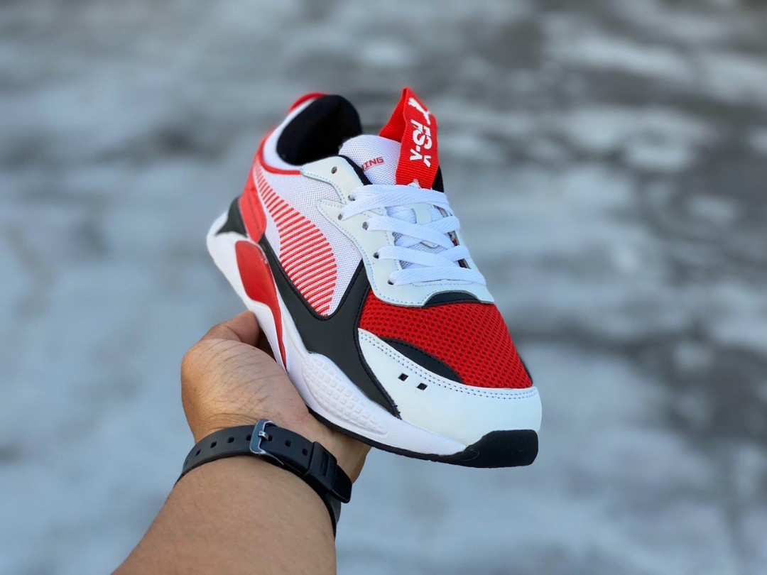 PUMA RSX WHITE RED BLACK