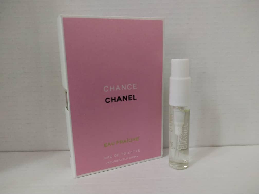 READY STOCK 1 2ml ORIGINAL VIAL PERFUME CHANEL CHANCE EAU