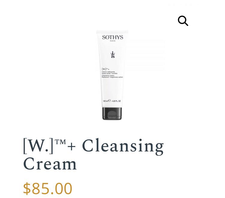 sothys w cleansing cream