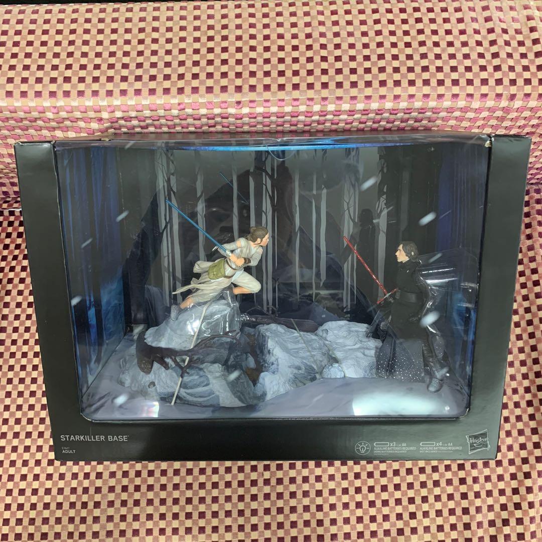 Star Wars Black Series Rey and Kylo Ren Starkiller Base 2018 SDCC Exclusive