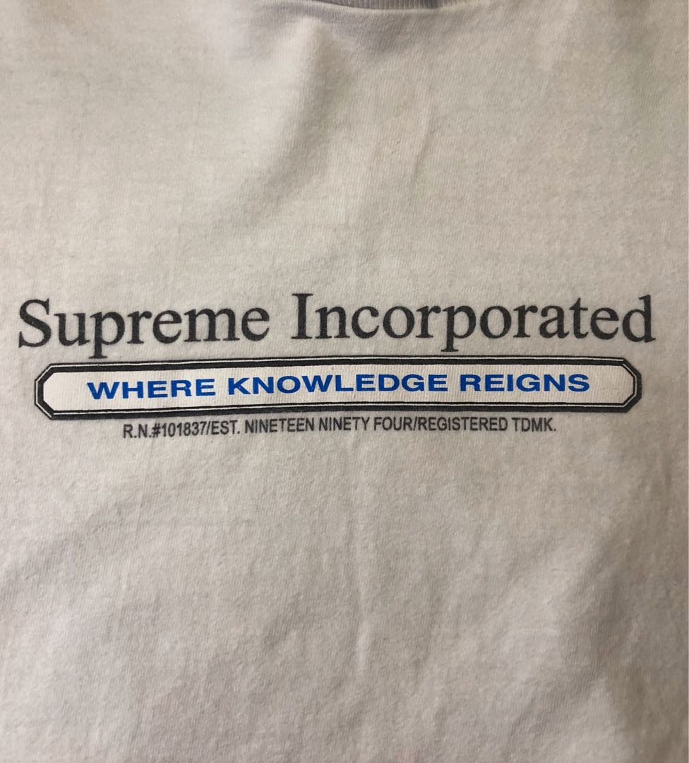 supreme incorporated tee