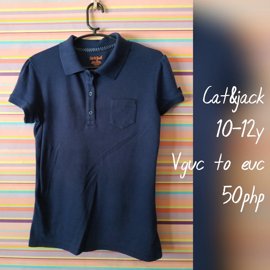 maong polo shirt for girl