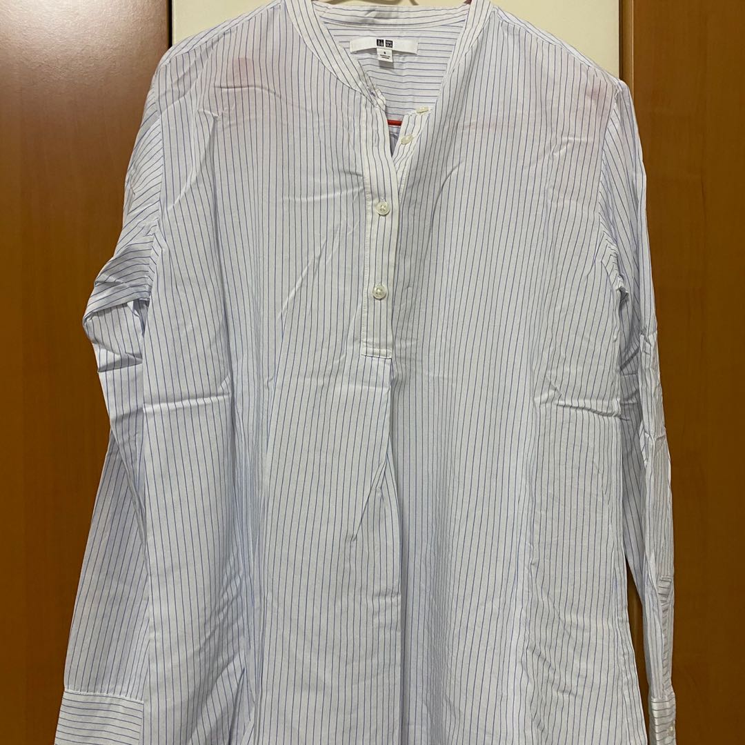 Uniqlo formal blouse, Women's Fashion, Tops, Blouses on Carousell