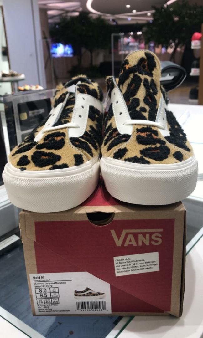 vans bold ni leopard