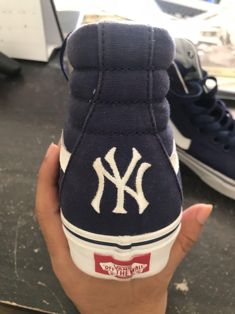 Vans SK8 Hi New York Yankees Limited Edition Men s Fashion Footwear Sneakers on Carousell