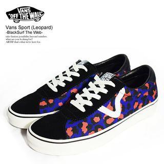 Vans Sport (leopard) blk/Surf The web (reatil price US 80-100)