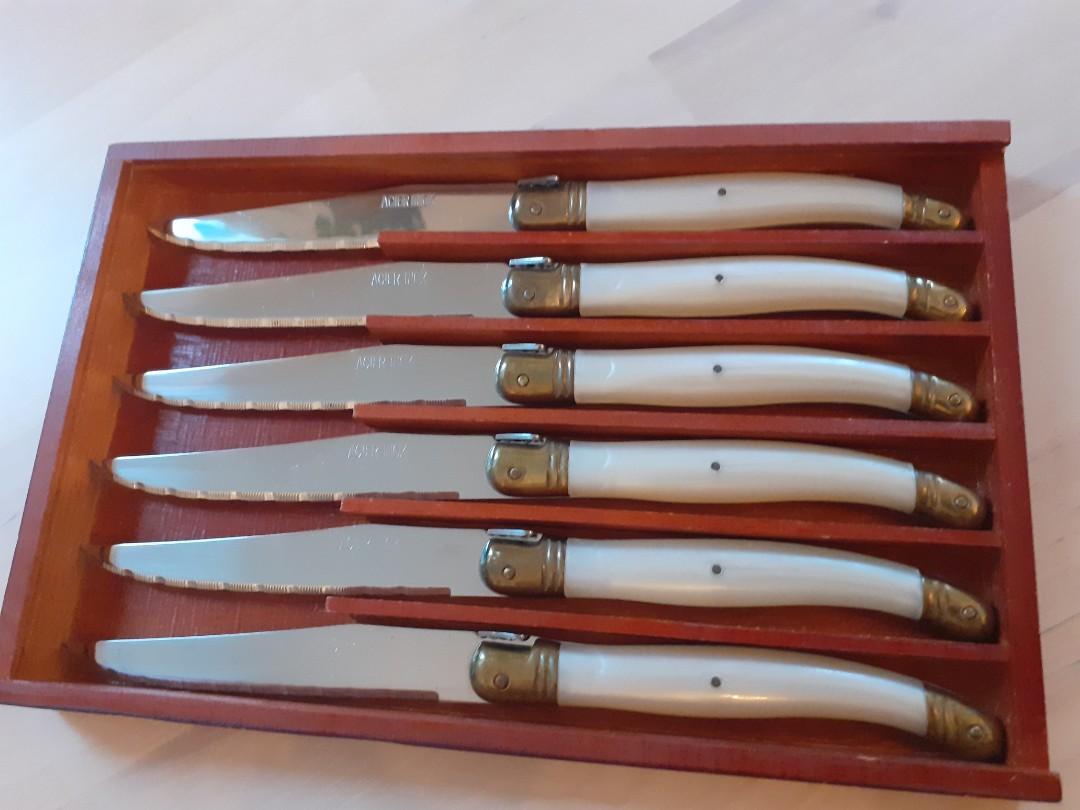 Vintage French Steak Knives (set of 6 