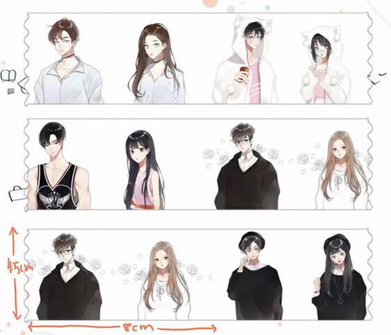 Washi Tape Bujo Planner Deco Korean Anime Couple Character Outfit Aesthetic Sticker Design Craft Art Prints On Carousell Discover more posts about korean couple. washi tape bujo planner deco korean anime couple character outfit aesthetic sticker