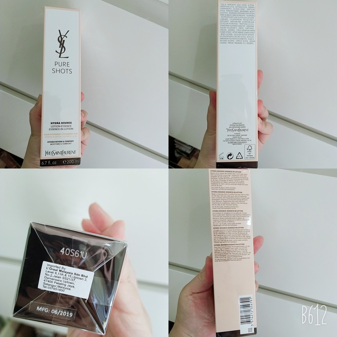 YSl pure shot toner, Health u0026 Beauty, Skin, Bath, u0026 Body on Carousell