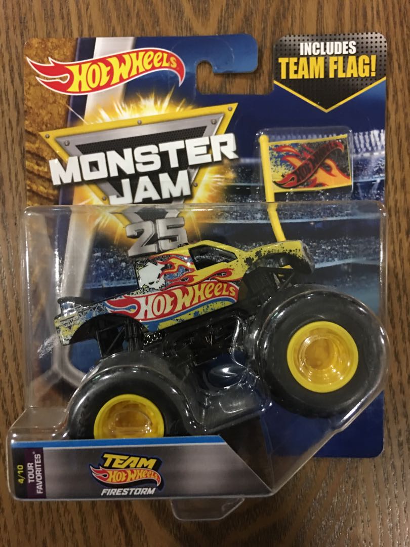 Monster jam cheap 25 hot wheels