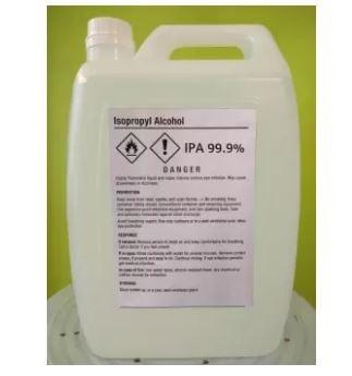 5000ml Ipa 99 Pure Isopropyl Alcohol 5l Cecair Pembasmi Kuman Dengan Kadar Alkohol 99 99 消毒水 Looking For On Carousell