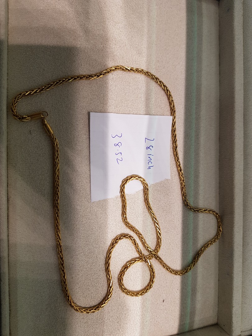 Gold chain clearance by the inch