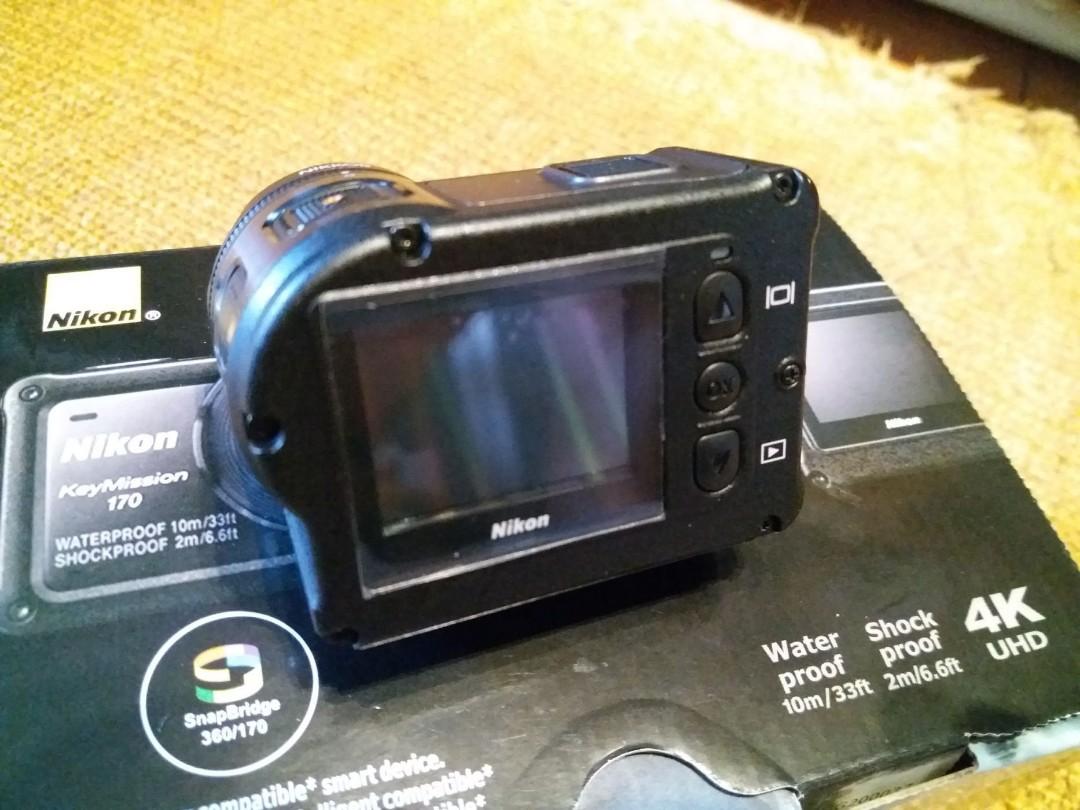 全新Nikon Keymission 170 Action Cam 4K 全套有盒有說明書防水藍牙