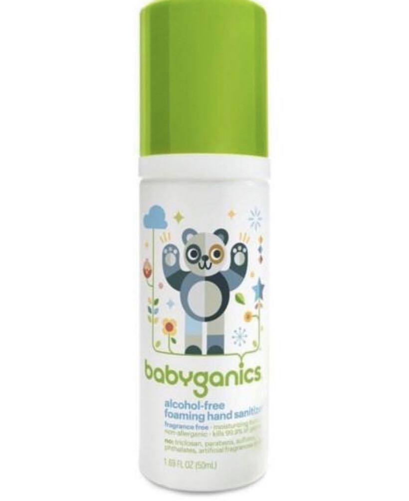 Babyganics alcoholfree foaming Hand Sanitizer, Babies & Kids, Bathing