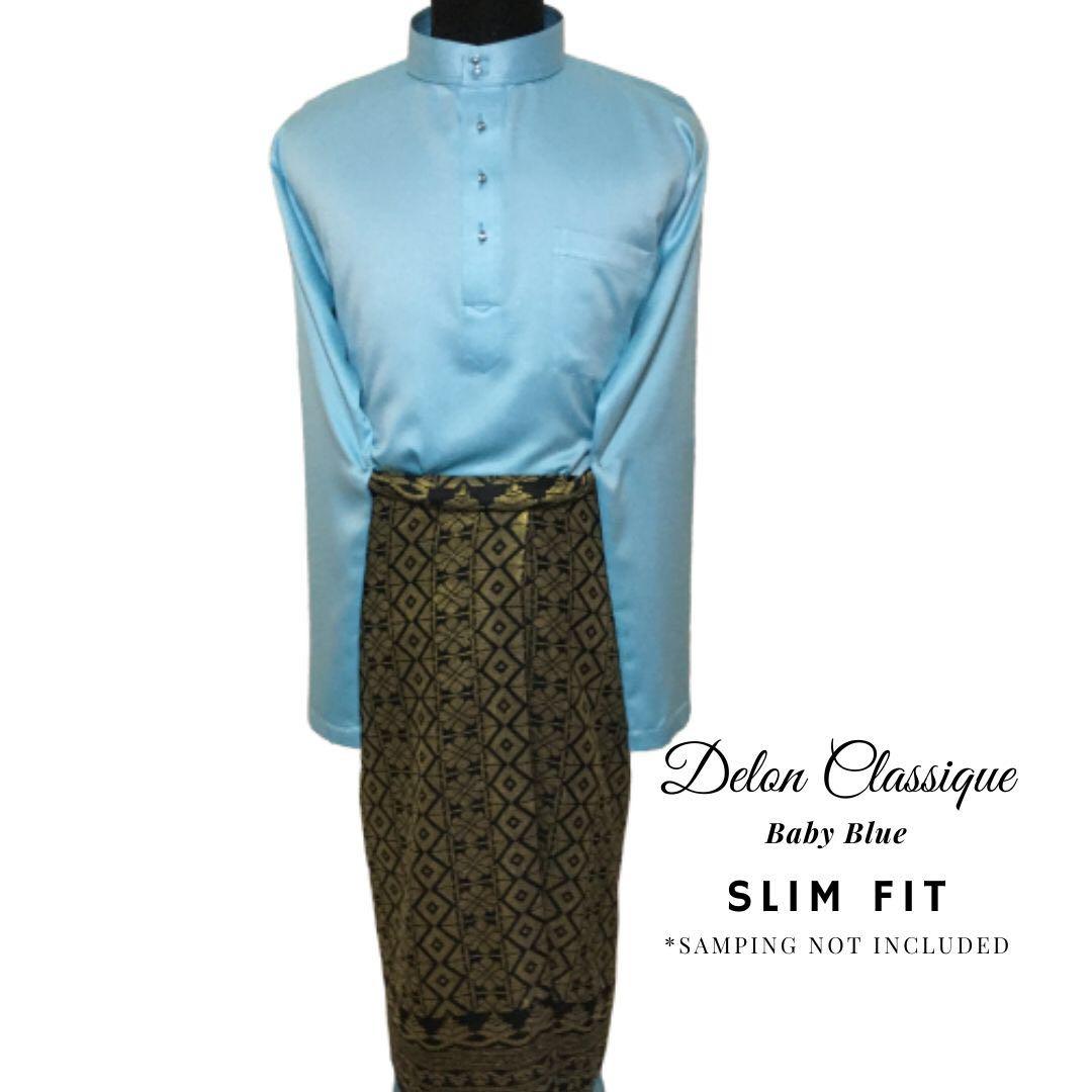 baju melayu lelaki slim fit