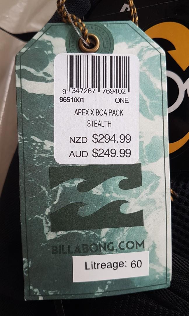 Billabong apex on sale boa backpack