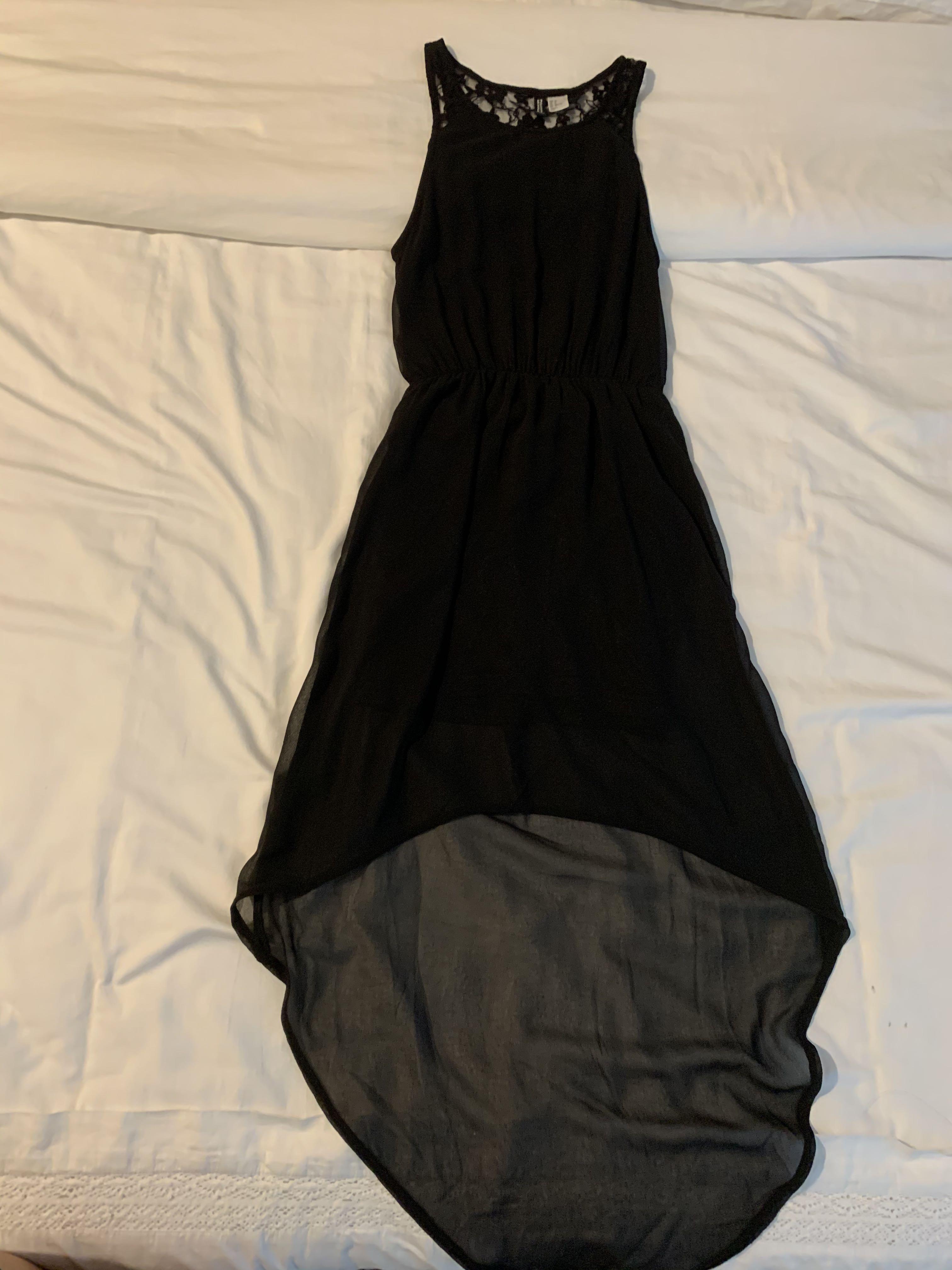 H M Black Maxi Dress Women S Fashion Clothes Dresses Skirts On Carousell