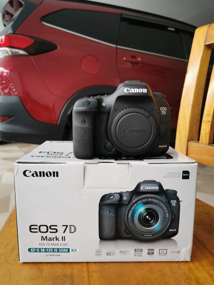 Canon EOS 7D MARK II BODY with Wifi Adapter, Cameras on Carousell